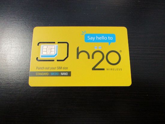 Picture of H2O SIM Card