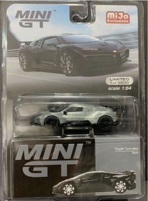 Picture of "CHASE" Mini GT Bugatti Centodieci Silver Chrome